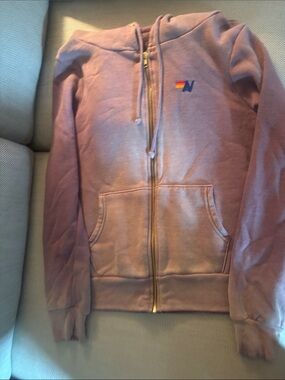 Aviator Nation Hoodie in faded purple